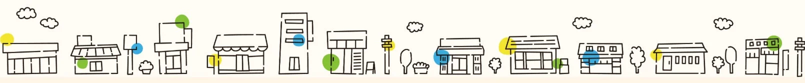 街並みのイラスト