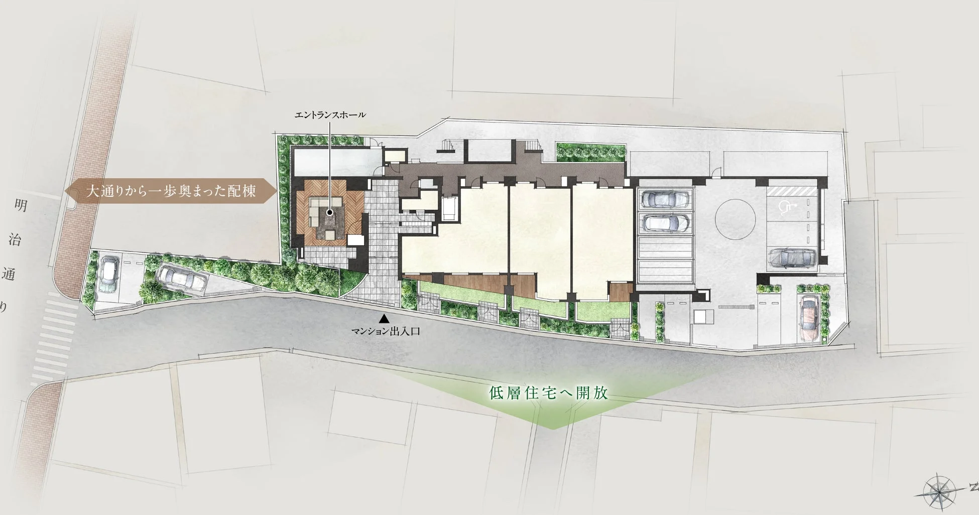 配棟計画図