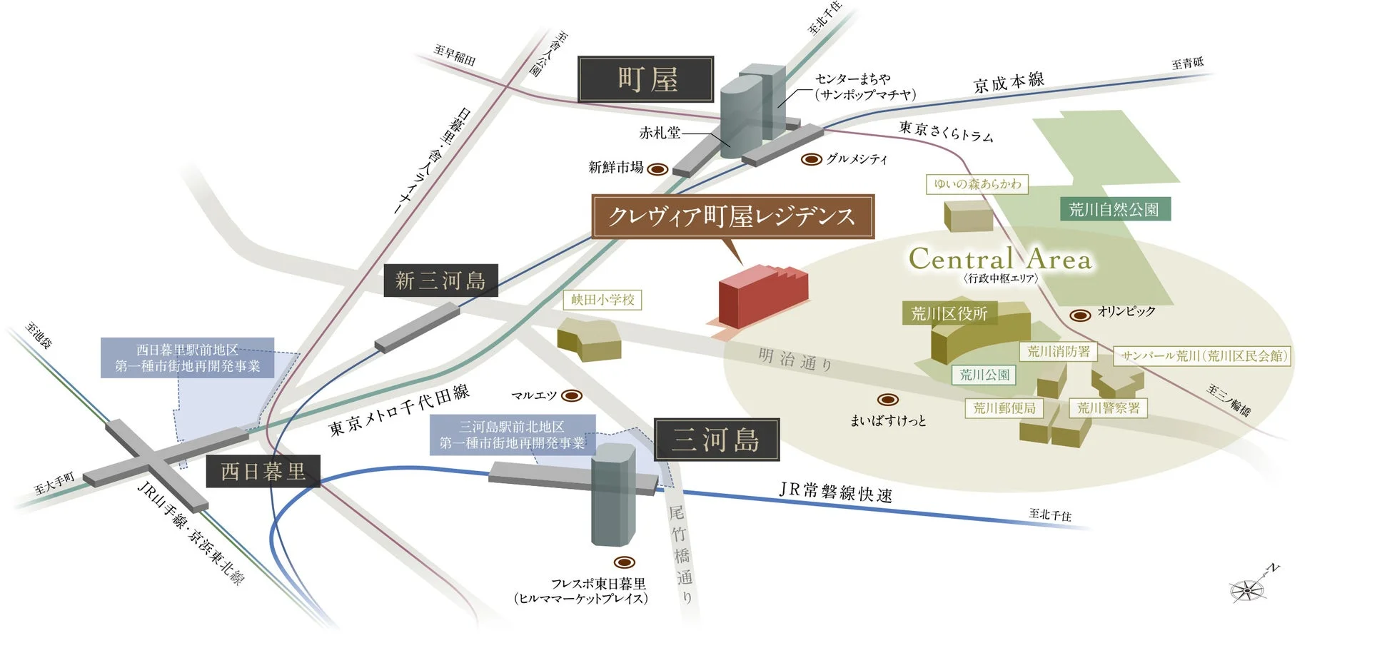 周辺交通マップ
