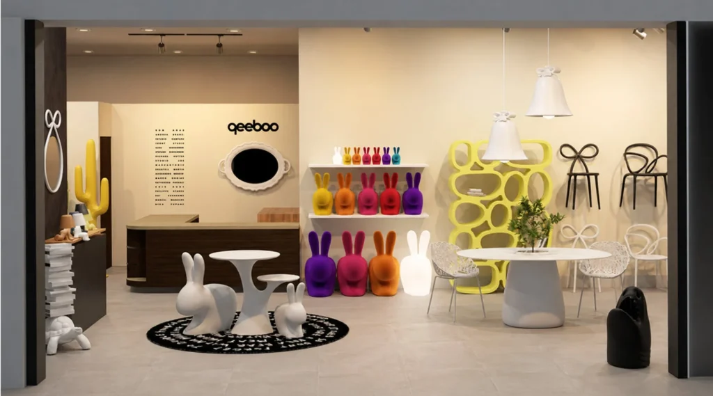【関西初上陸】大阪・梅田にデザイナーズ家具「Qeeboo」がオープン！個性を彩るインテリアで理想の住まいを実現