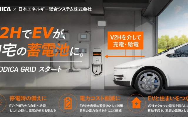 EVが「走る蓄電池」に！BUDDICA GRIDが叶える、電気代を抑え災害に備える新しい暮らし