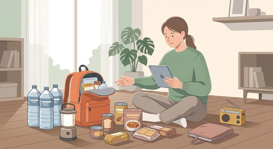 住まいが変わる新発想！防災グッズの置き場所は「備える前に空ける」で解決
