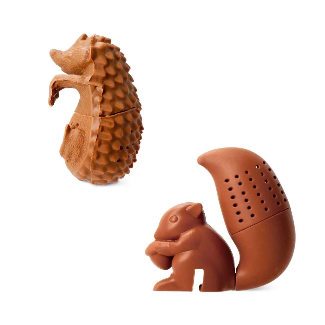 ハリネズミとリスのティーインフューザー