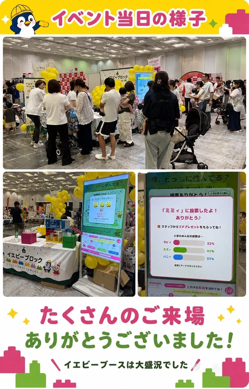 タッチ式デジタルサイネージで実施した「持ち家派・賃貸派」投票
