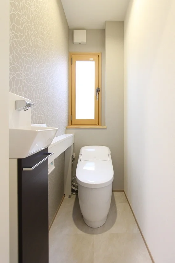 デザイン性と断熱性が向上したトイレスペース