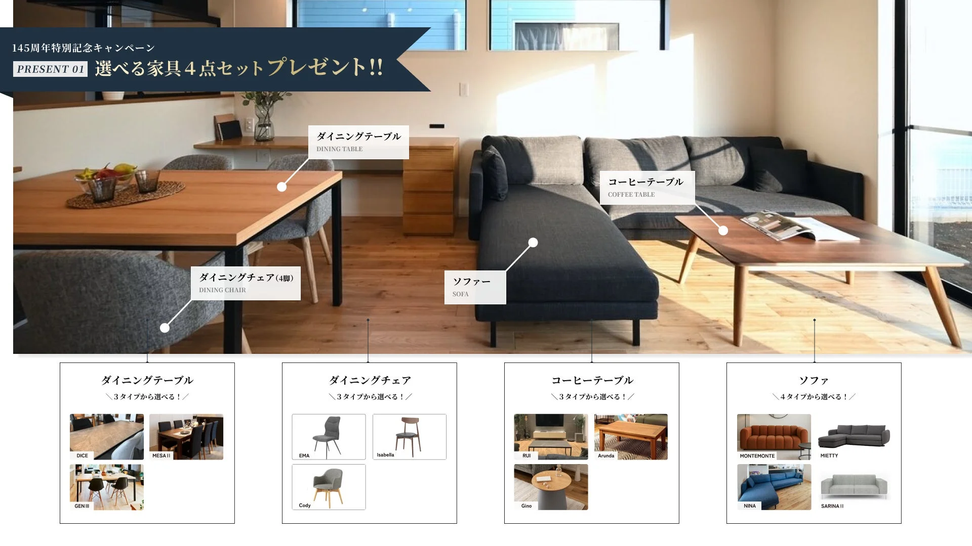 家具のイメージ