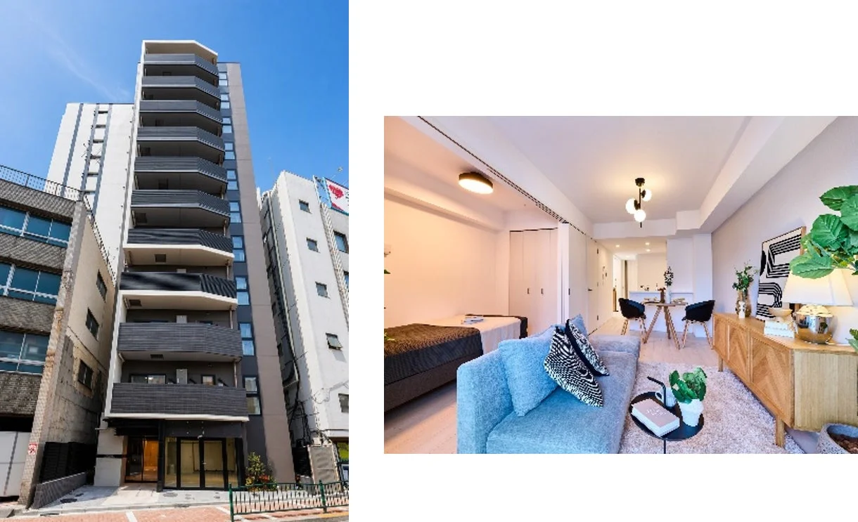 URBANEX浅草橋Front外観と内装