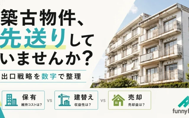 築古マンションの未来を数値で可視化!無料シミュレーションで最適な「出口戦略」を見つけよう
