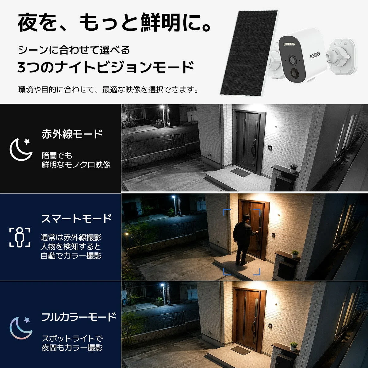 夜を、もっと鮮明に。