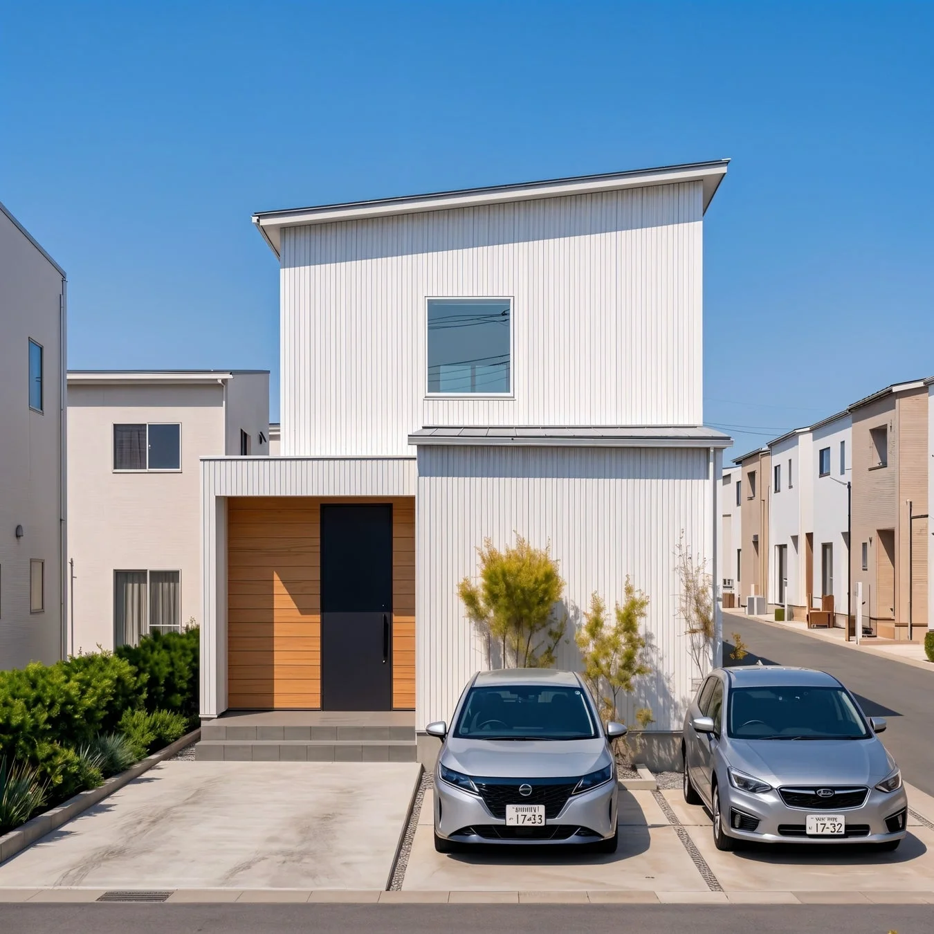 現代的なデザインの住宅
