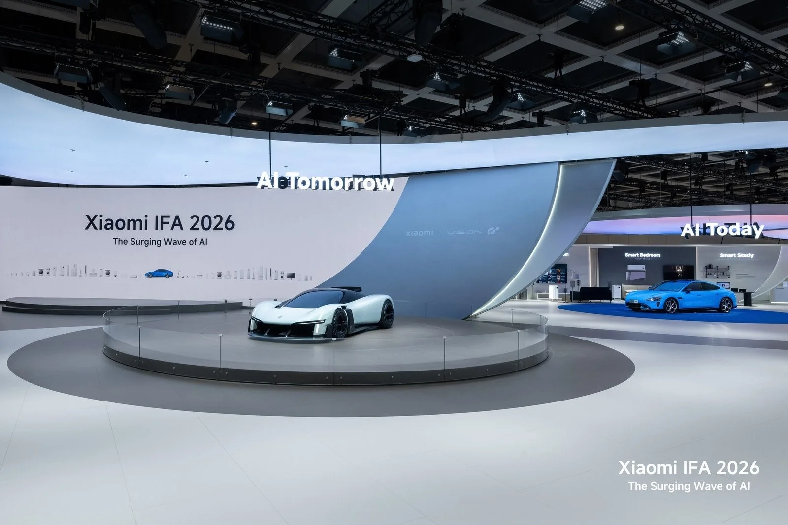 AIをテーマにしたXiaomiのIFA 2026展示ブース