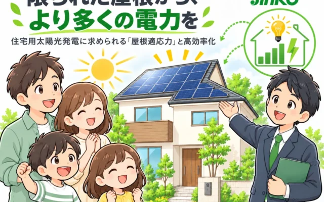 限られた屋根を最大限に活かす！住宅用太陽光発電で賢く電気を生み出す新常識