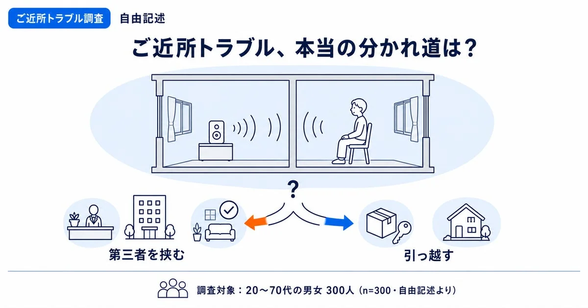 ご近所トラブルの本当の分かれ道