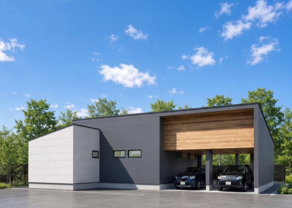 ガレージからLDKへ直結、土間リビング付き「30坪平屋」モデルハウスを長野県伊那市で期間限定公開